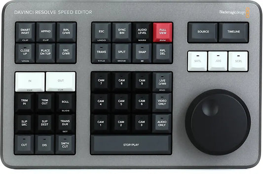 DaVinci Resolve Speed Editor Now includes DaVinci Resolve Studio Code in the package
